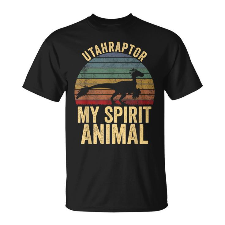 Utahraptor Is My Spirit Animal Dinosaur Lovers Utah T-Shirt
