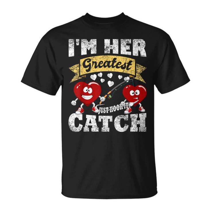 Valentines Day For Him & Her Matching Couples Fishing T-Shirt