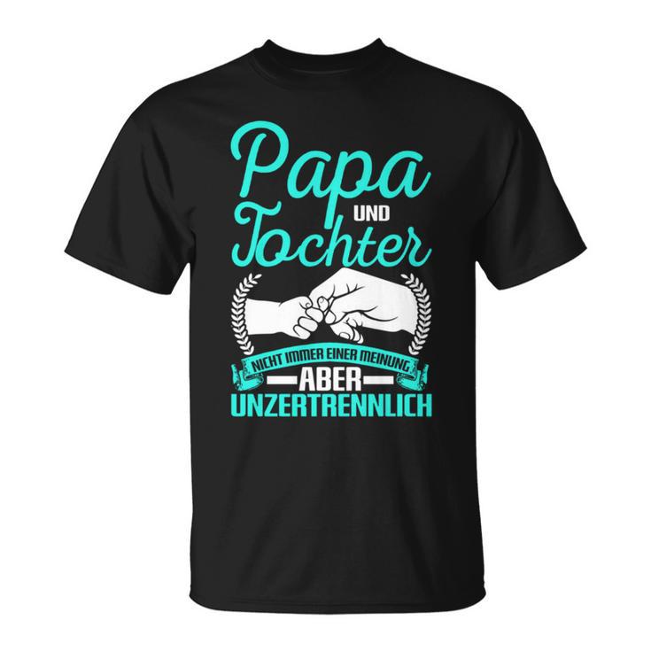 Vater Und Tochter Partnerlook Papaatertag Spruch Geschenk T-Shirt