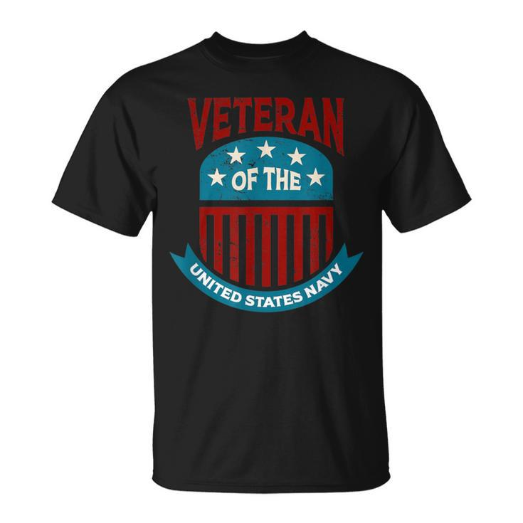 Veteran Us Navy Patriotic Memorial Day Short Sleeve Graphic T-Shirt