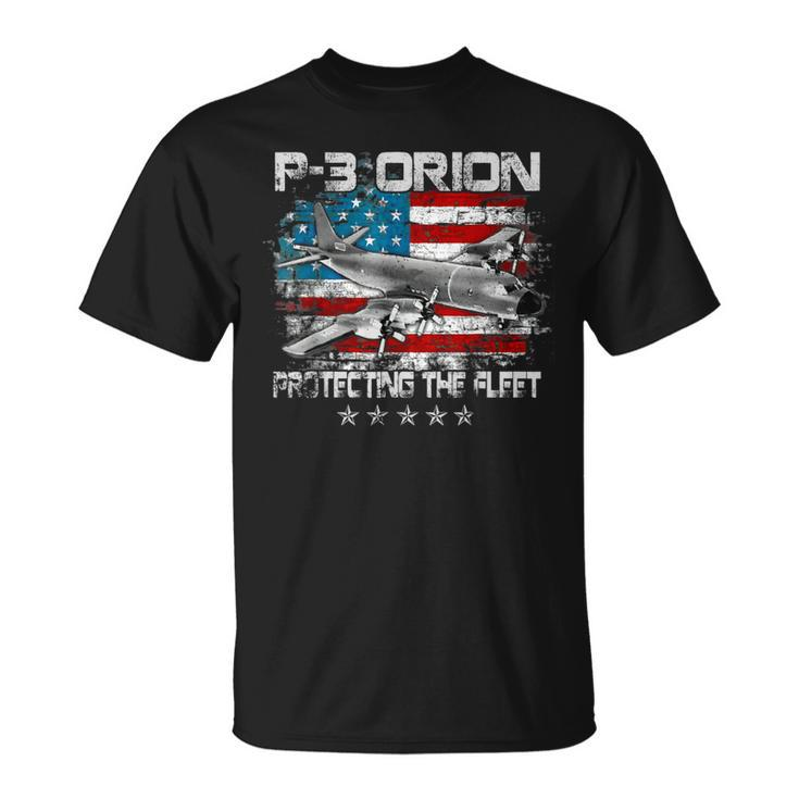 Veterans Day P3 Orion Sub Hunter Asw Airplane Vintage T-Shirt