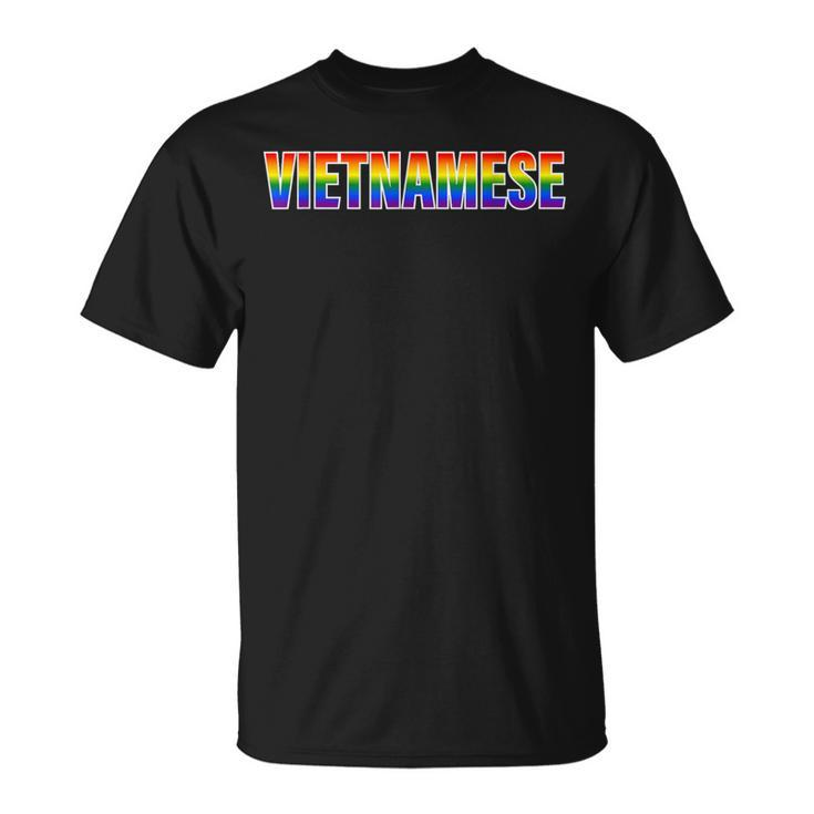 Vietnamese Pride Lgbtq Rainbow Vietnam Pride T-Shirt