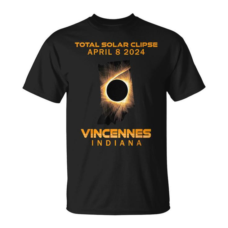 Vincennes Indiana 2024 Total Solar Eclipse T-Shirt