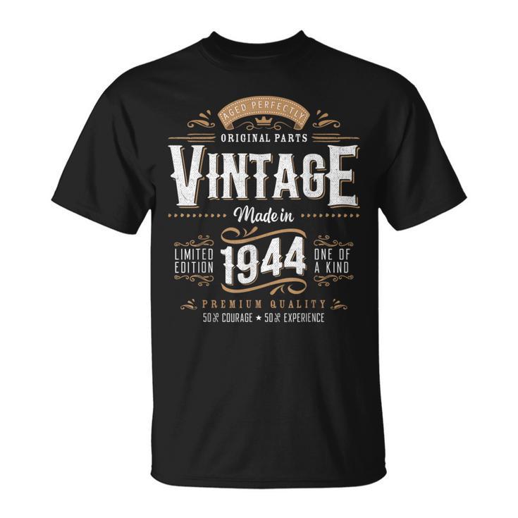 Vintage 1944 80Th Birthday 80 Year Old For Women T-Shirt