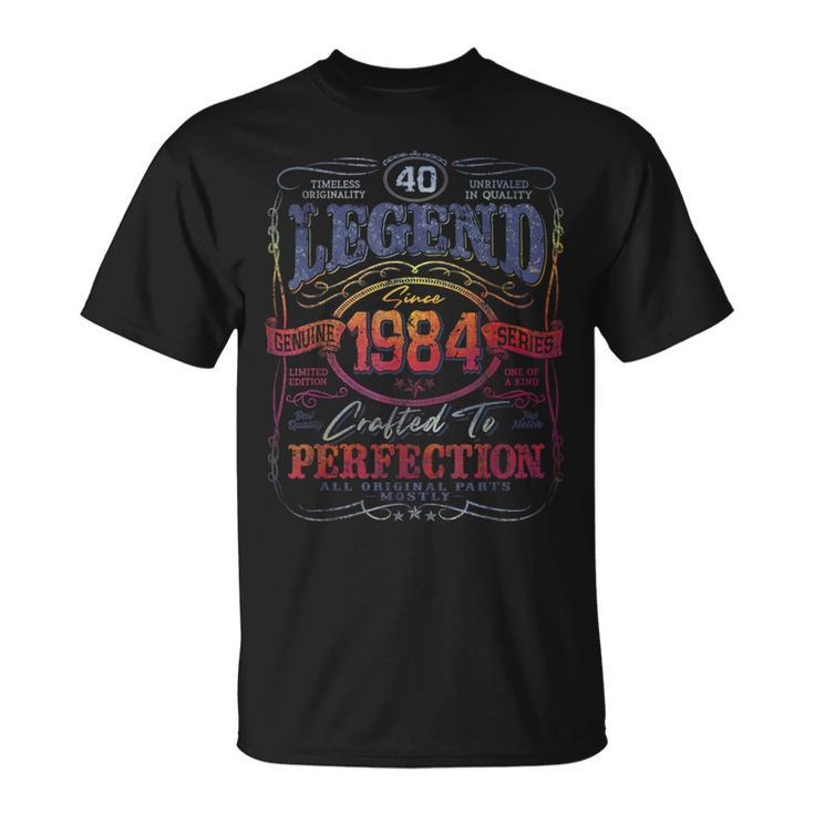 Vintage 1984 Limited Edition 40 Year Old 40Th Birthday T-Shirt