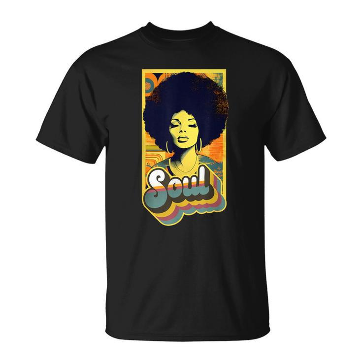 Vintage 70S Funk Afro Soul T-Shirt