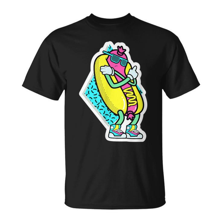 Vintage 80S And 90S Cool Hot Glizzie Dog With Sunglasses T-Shirt