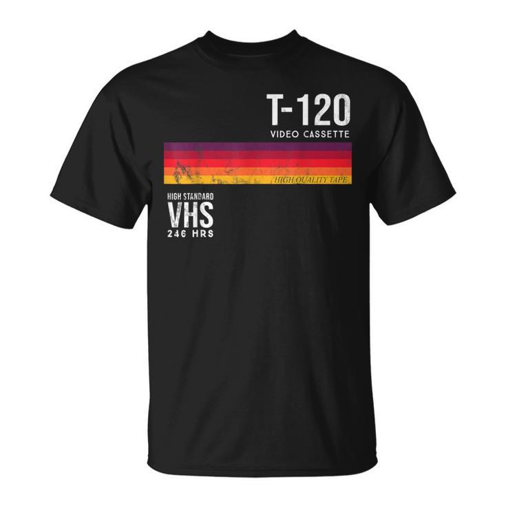 Vintage 80S Video Cassette Tape Vhs T-Shirt