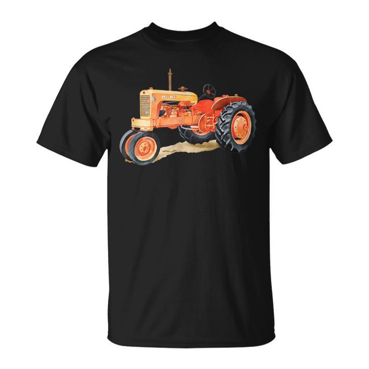 Vintage Allis Chalmers Wd45 Tractor Print T-Shirt