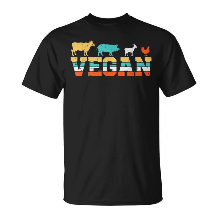 Vintage Animals Logo Vegan T-Shirt
