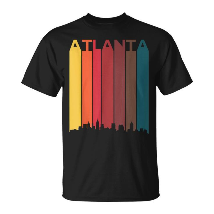 Vintage Atlanta Skyline Atlanta Vacation Retro Atlanta Pride T-Shirt