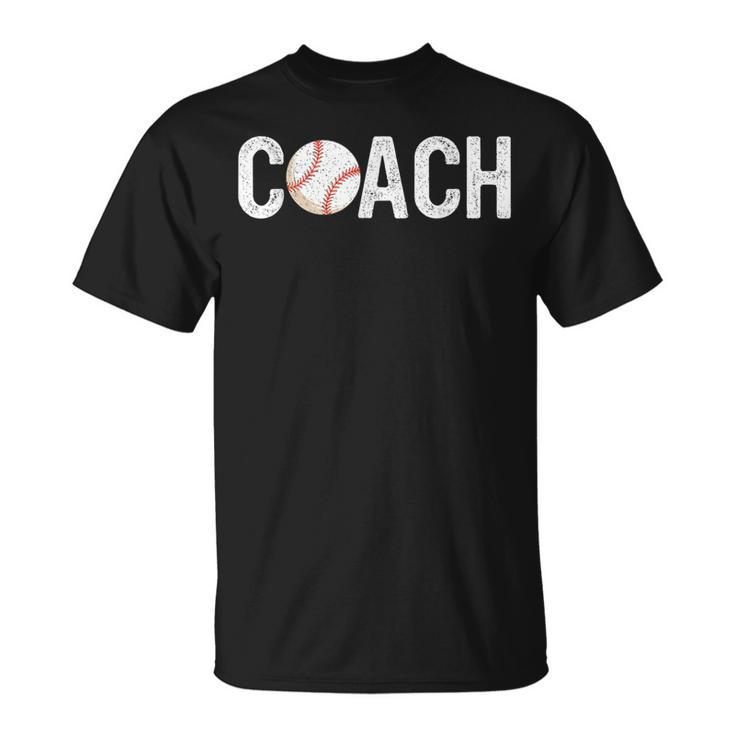 Vintage Baseball Coaches Appreciation Baseball Coach T-Shirt
