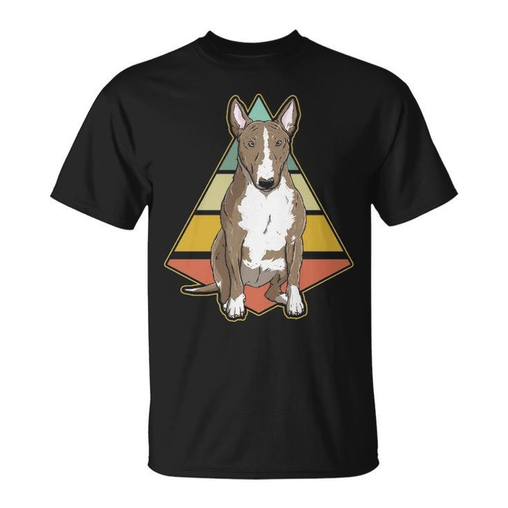 Vintage Bull Terrier Dog Retro Bull Terrier Lover T-Shirt