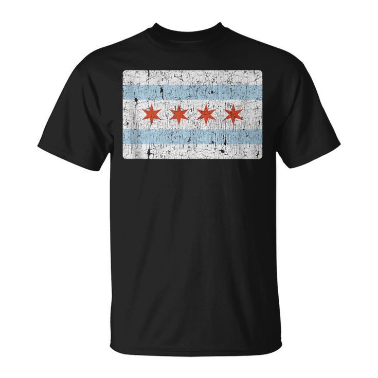 Vintage Chicago Flag Souvenir T-Shirt