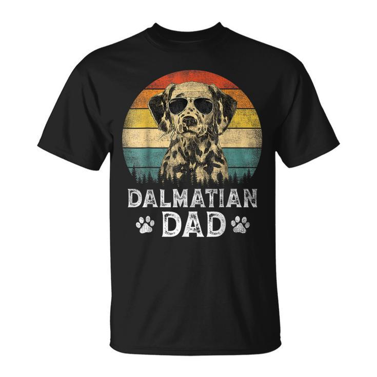Vintage Dalmatian Dad Dog Lovers Father's Day T-Shirt