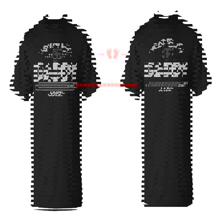 Vintage First Time Daddy Est 2025 Loading Soon To Be Papa T-Shirt