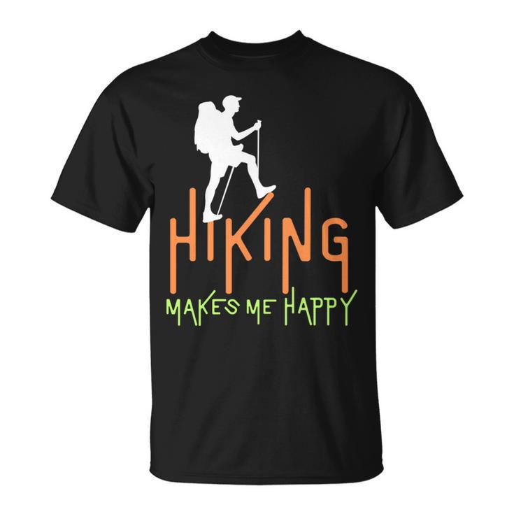 Vintage Hiking Mountain Adventure Aufkleber Für Abenteuer Liebe T-Shirt