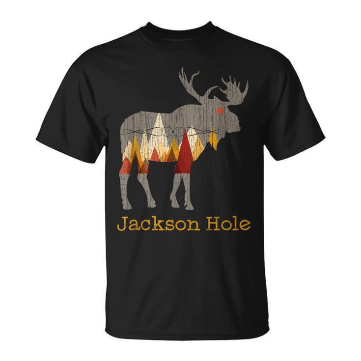 Vintage Jackson Hole Wyoming Moose T-Shirt