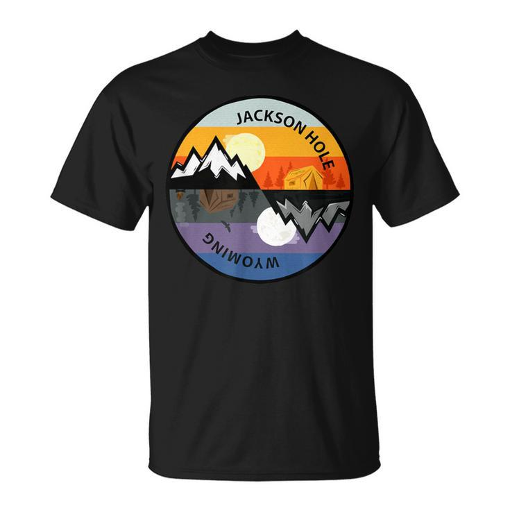 Vintage Jackson Hole Wyoming Retro Souvenir T-Shirt