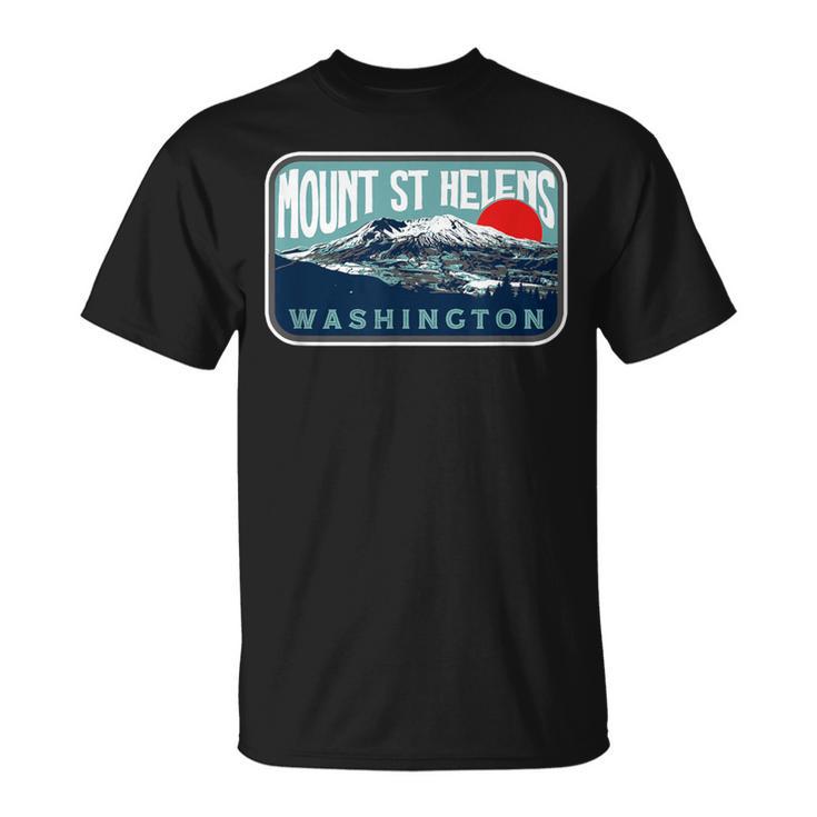 Vintage Mount Saint Helens Washington Retro Style Volcano T-Shirt