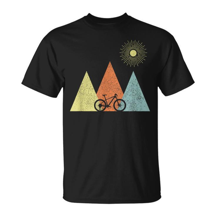 Vintage Mountain Bike Mtb Bicycle Cycling Cyclist Biker T-Shirt