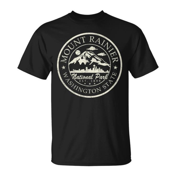 Vintage National Park Mt Rainier Retro T-Shirt