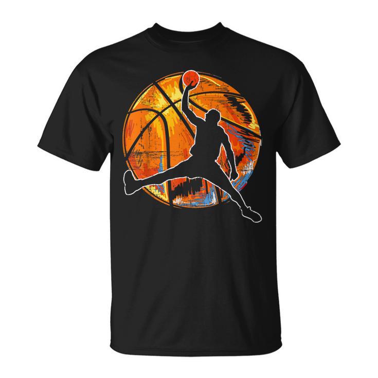 Vintage Retro Basketball 70S T-Shirt