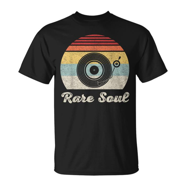 Vintage Retro Rare Soul Dj Turntable Music Old School T-Shirt