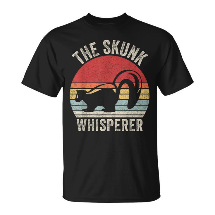 Vintage Retro The Skunk Whisperer T-Shirt