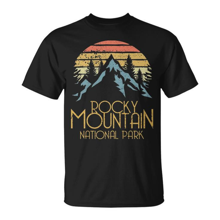 Vintage Rocky Mountains National Park Colorado T-Shirt