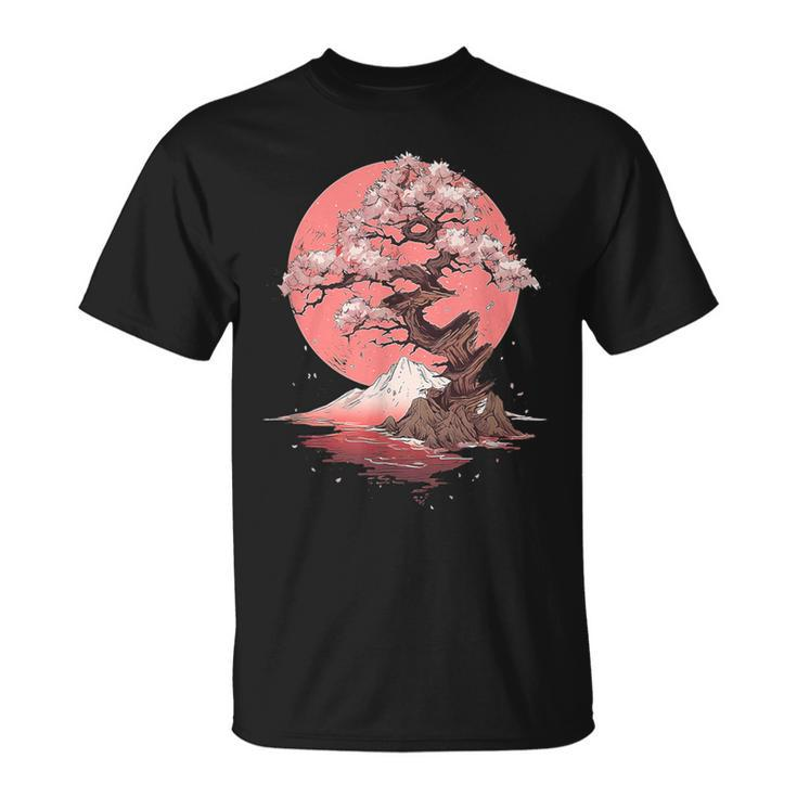 Vintage Sakura Garden Cherry Blossom Japanese T-Shirt