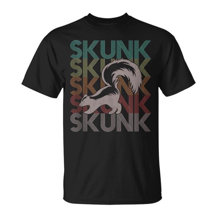 Vintage Skunk Retro 70S 80S Skunk T-Shirt