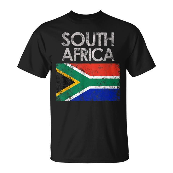 Vintage South Africa African Flag Pride T-Shirt
