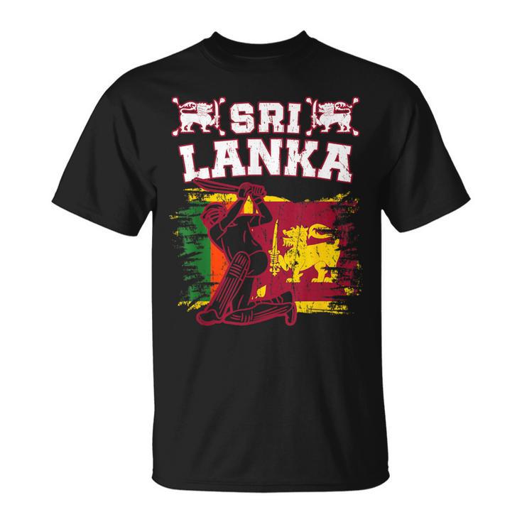 Vintage Sri Lanka Cricket 2024 Sri Lankan Cricket Fans T-Shirt