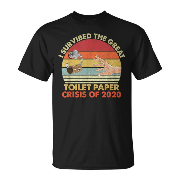 Vintage I Survived The Great Toilet Paper Crisis Of 2020 T-Shirt