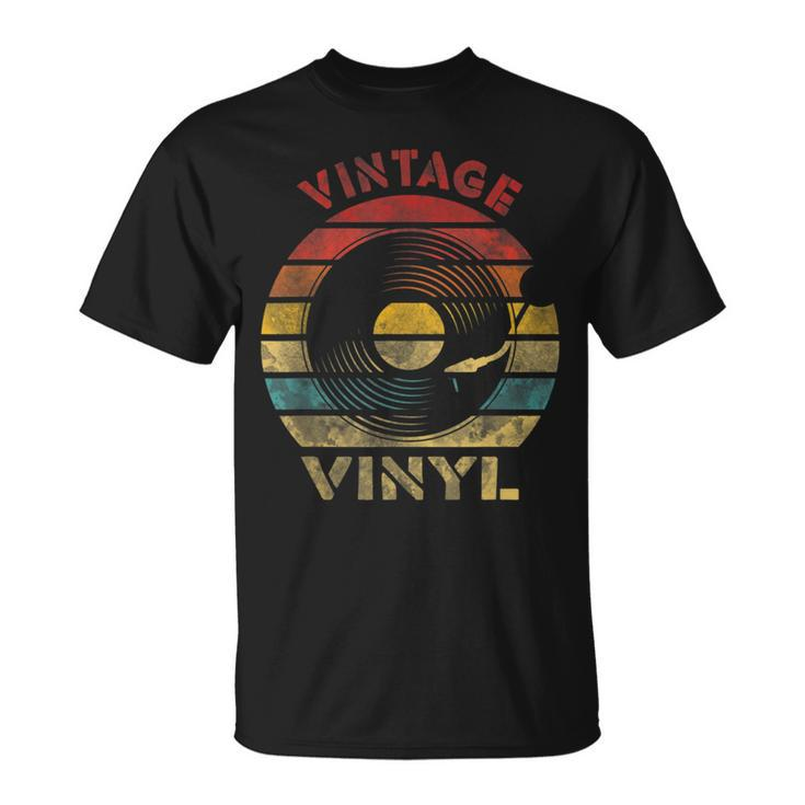 Vintage Vinyl Retro Record Vintage Music T-Shirt