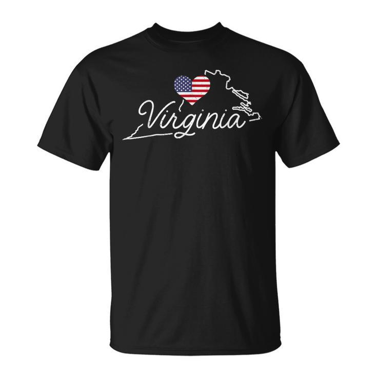 Virginia Lover Virginia Pride Love Virginia T-Shirt