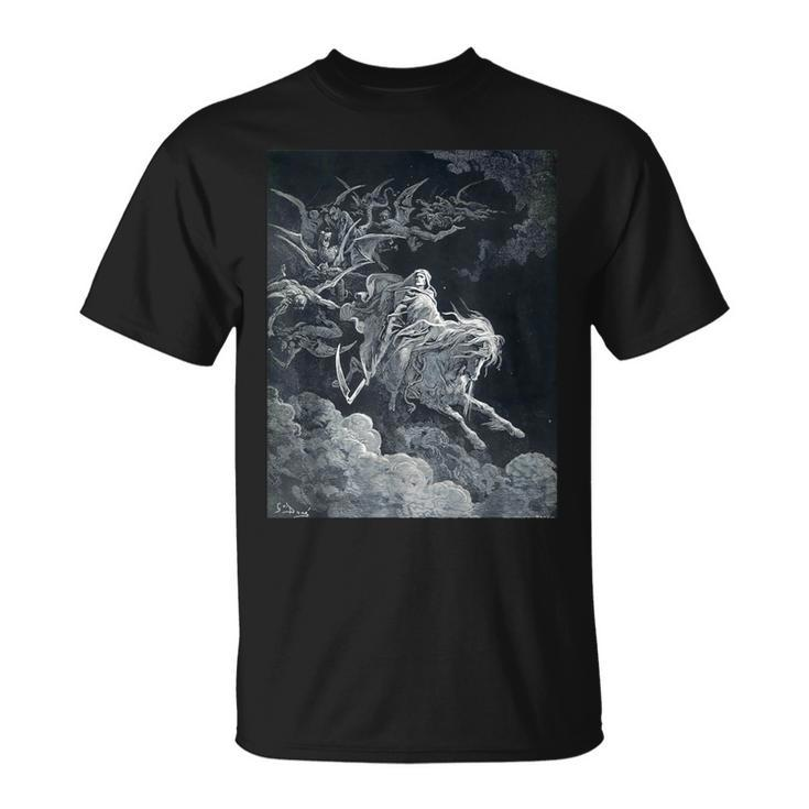 The Vision Of Death By Gustave Dore T-Shirt