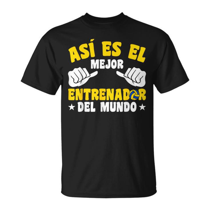 Volleyballoleibol El Mejor Entrenador Del Mundo Deporte Camiseta unisex