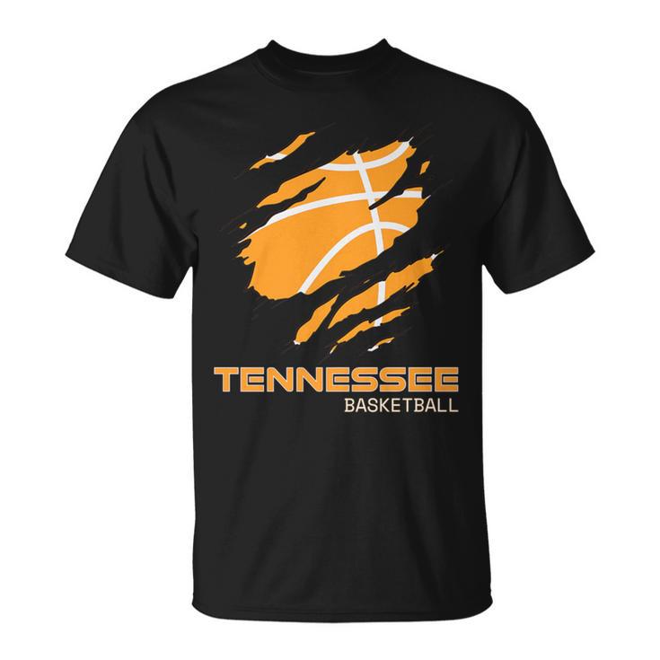 The Volunr State Fan Tennesseean Tennessee Basketball T-Shirt