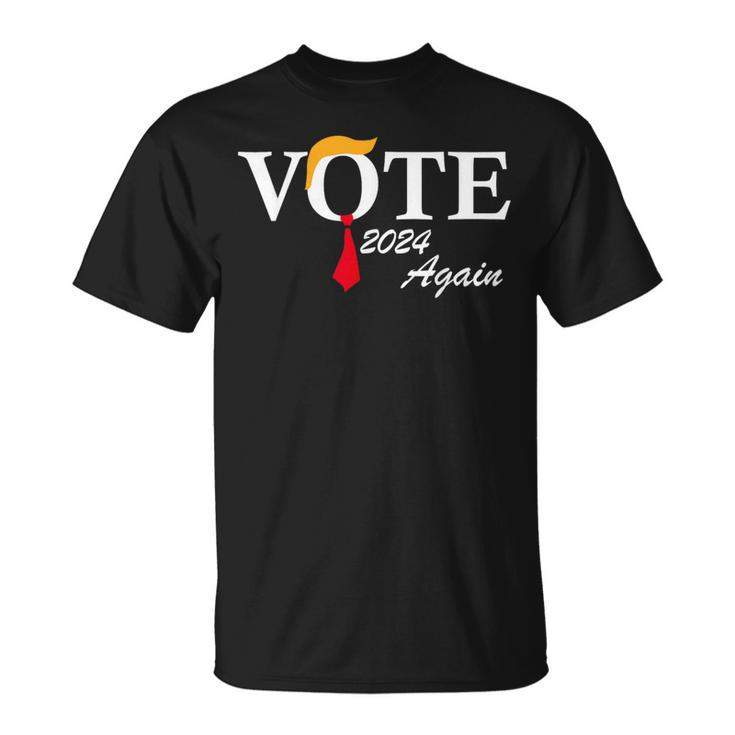 Vote Again Pro President Trump 2024 Trump Women T-Shirt