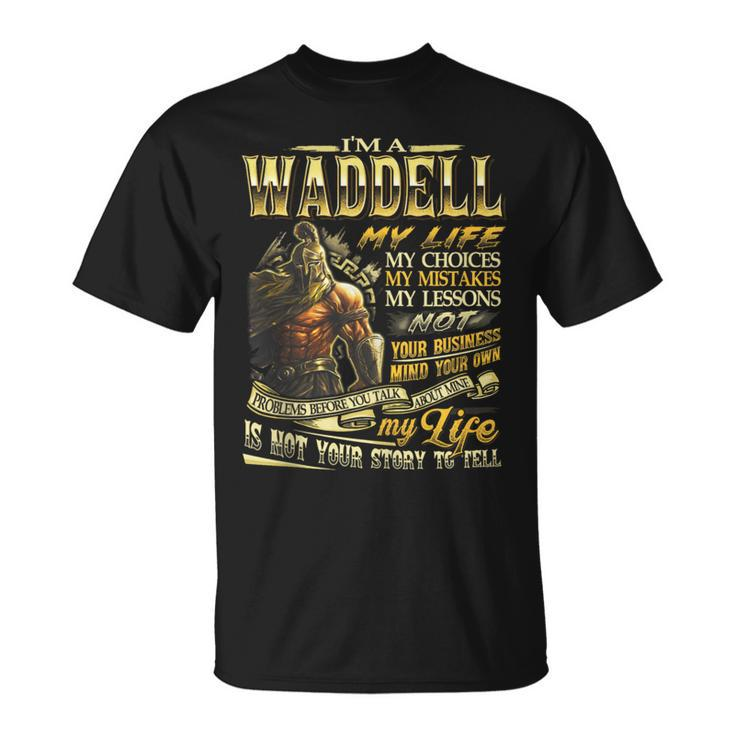 Waddell Family Name Waddell Last Name Team T-Shirt