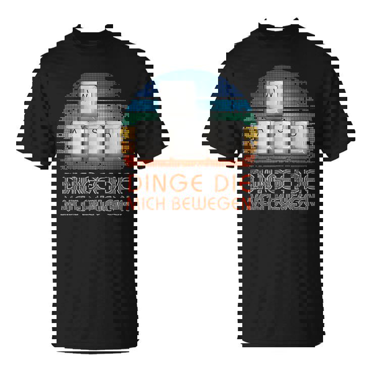 Wasd Pc Gamer Video Game Gaming Gamer For Gamer T-Shirt