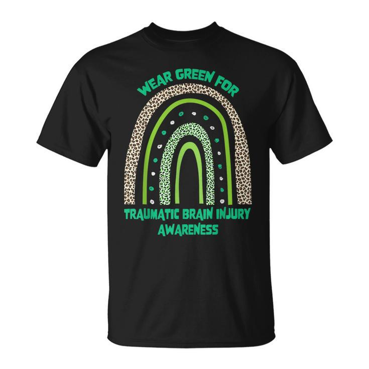 Wear Green For Traumatic Brain Injury Awareness Month T-Shirt