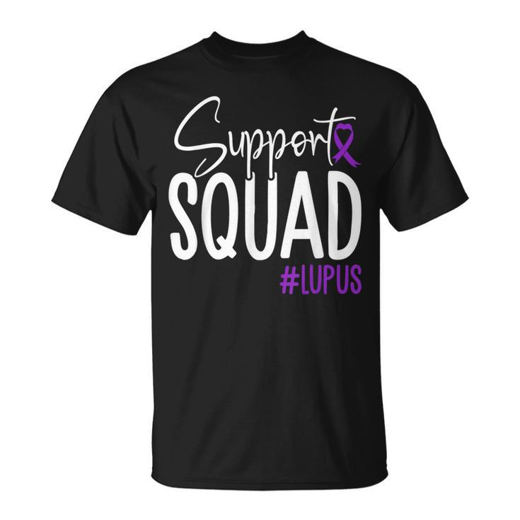 We Wear Purple Lupus Awareness Support Squad T-Shirt