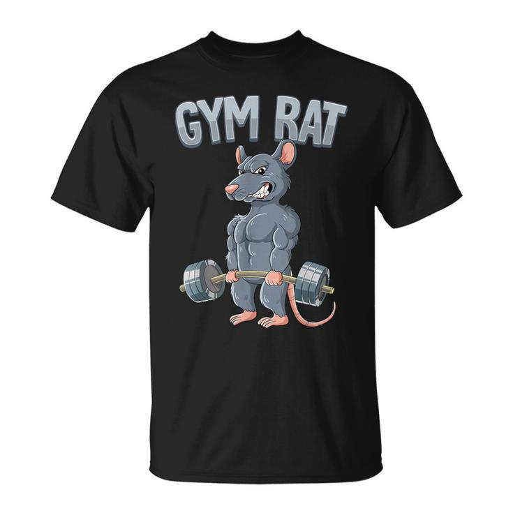 Weight Training Deadlift Gym Rat T-Shirt