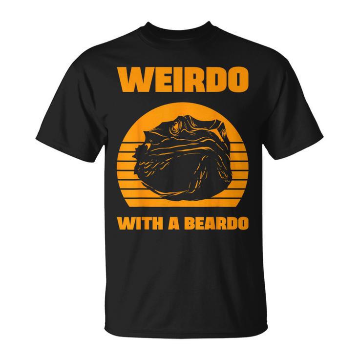 Weirdo With A Beardo Sunset Silhouette Style T-Shirt