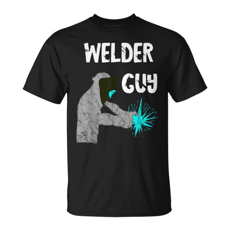Welder Guy Mig Welding Helmet Weld Slworker Metal Workers T-Shirt