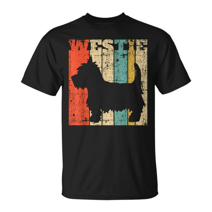 West Highland Terrier Westie Retro Vintage T-Shirt
