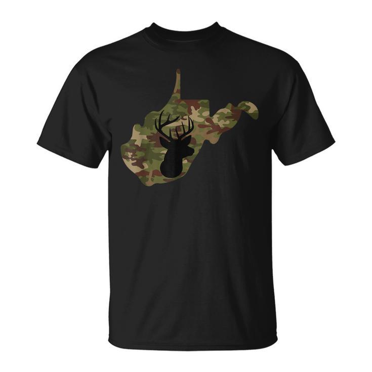 West Virginia Deer Hunter Camo Camouflage T-Shirt